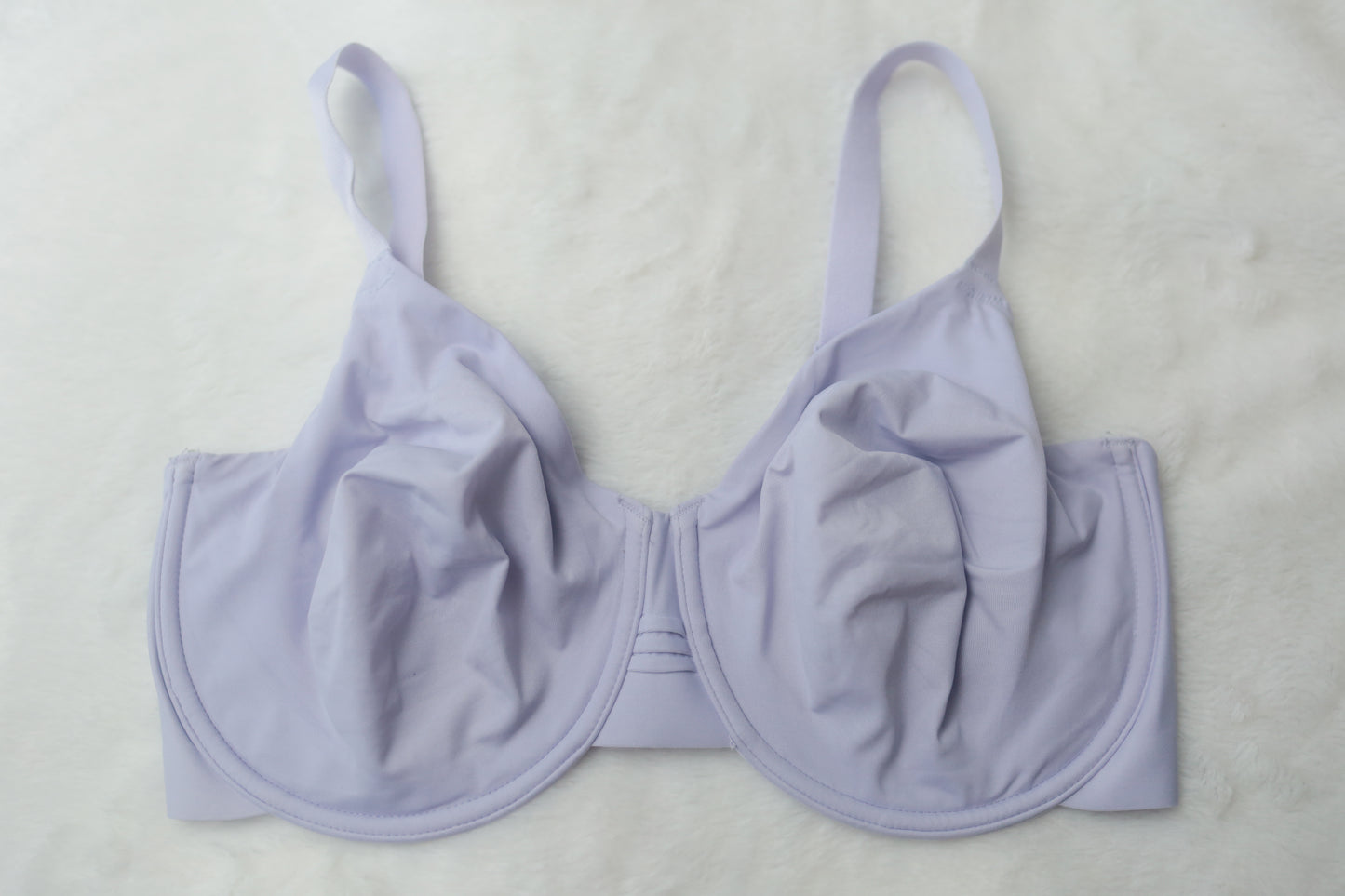 Wacoal 36G 855308 At Ease Full Figure Unpadded Bra Lavender