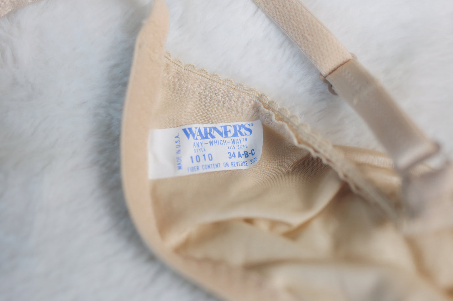 Warner's Any-Which-Way 34A 34B 34C Vintage Wireless Unpadded Multiway Bra