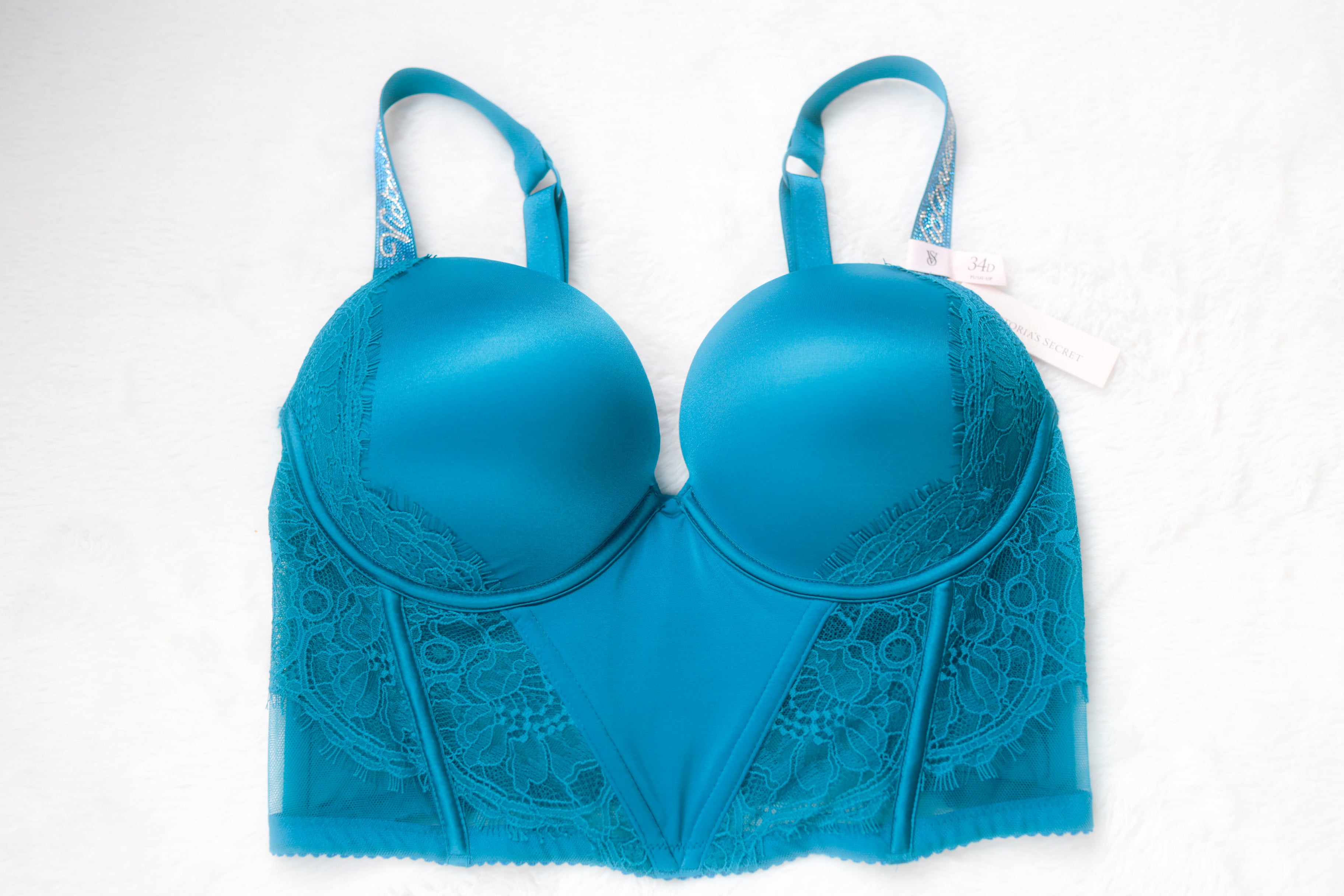 penis extension sex toy Victoria’s Secret Very Sexy Push Up Cursive Shine Strap Corset Bustier