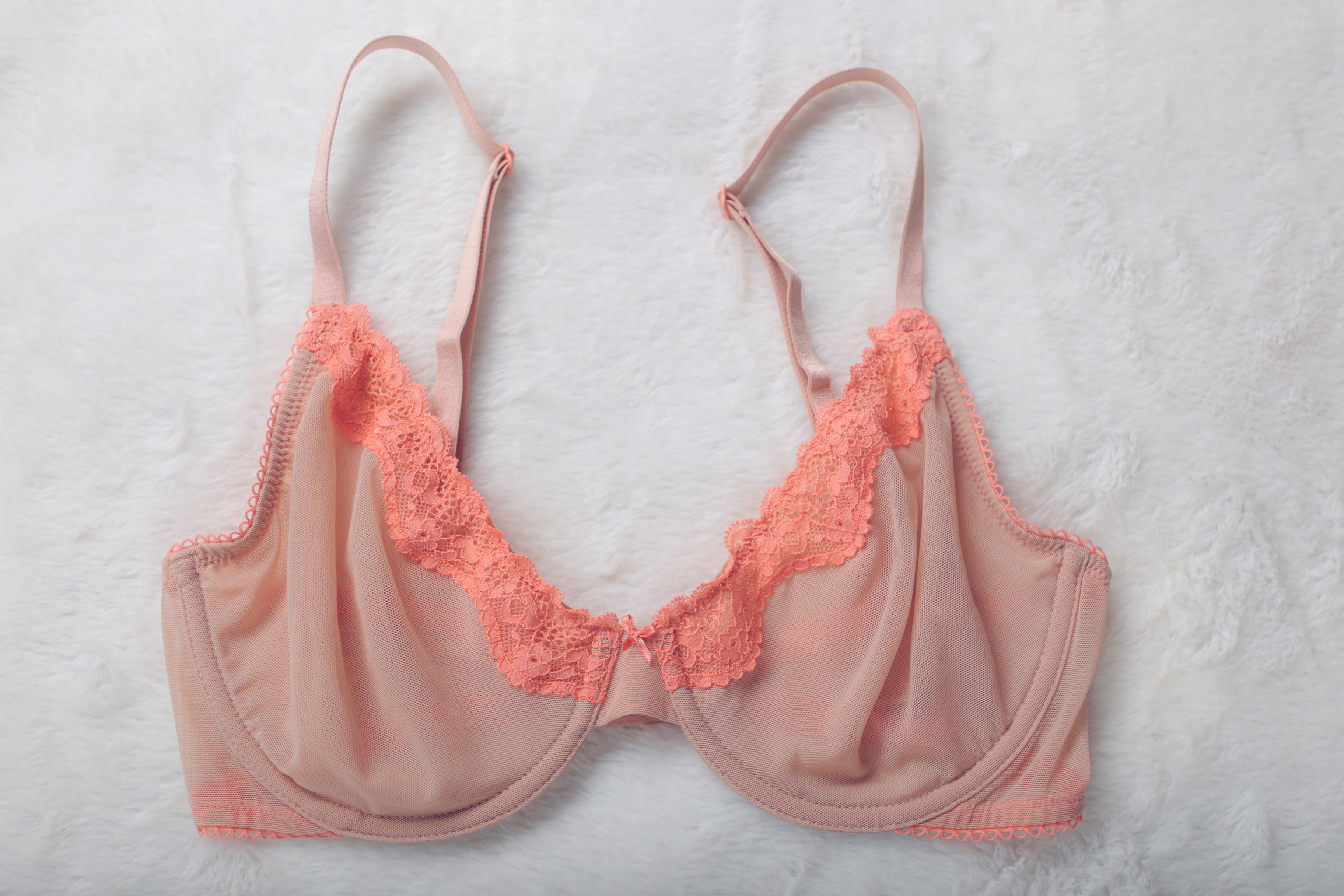 Victoria's Secret Tease 32DD Unlined Demi Sheer Mesh Bra Pink - Billy's ...