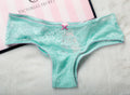 Victoria's Secret Tease Lace Cheeky Panty XS Blue NEW