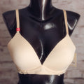SO Juniors Wireless Training Lightly Lined Padded Lounge Bra Beige 38A NEW