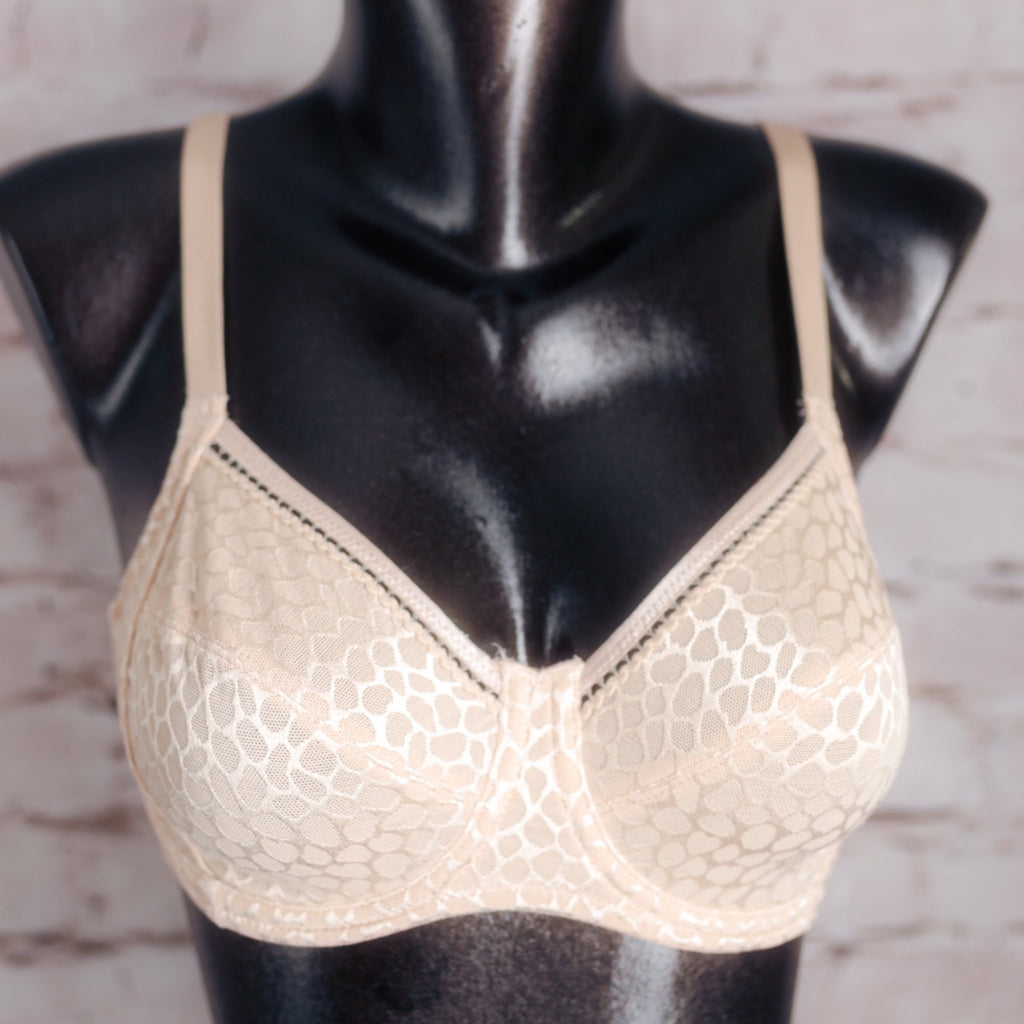 Wacoal Alluring Full Figure 855107 Unlined Underwire T-shirt Bra Beige 34C