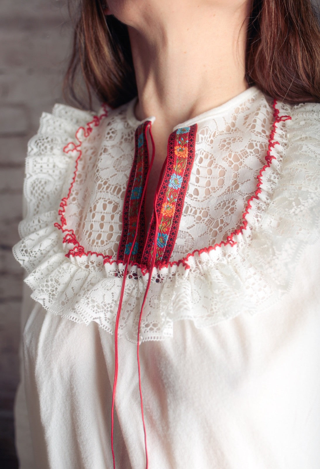 Vintage Target Boho Cottagecore Victorian Edwardian Embroidered Gown Small White NEW