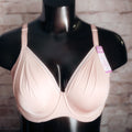 Fruit of the Loom Fit for Me Unlined Seamless Full Coverage Bra Pink 42DDD NEW