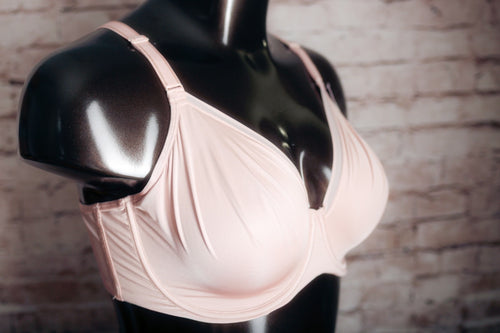 Fruit of the Loom Fit for Me Unlined Seamless Full Coverage Bra Pink 42DDD NEW