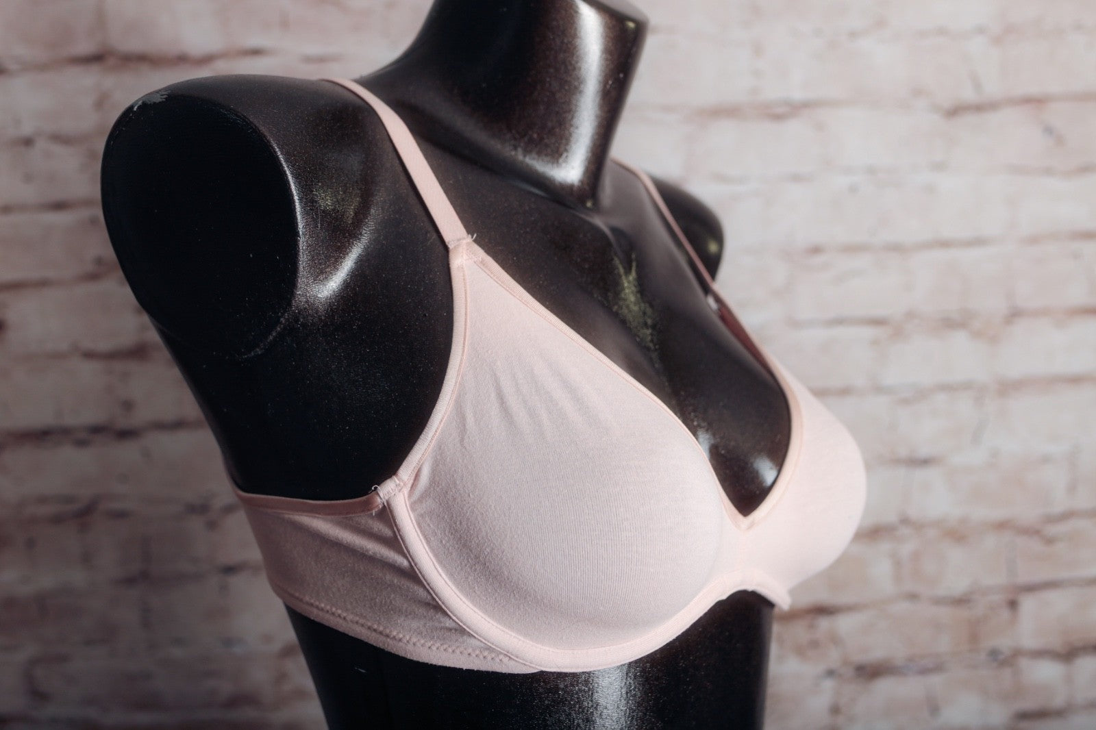 b.tempt'd 34B Cotton to a Tee Scoop Unlined Seamless Underwire Bra Pink 951272