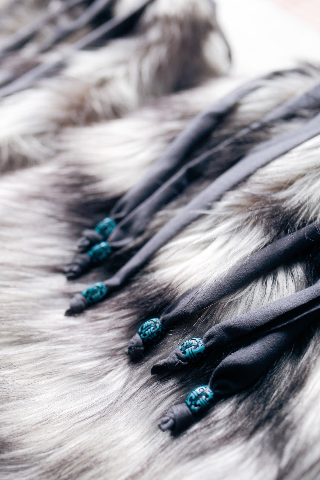 Roma Viking Faux Fur Fuzzy Costume Dance Rave Furry Leg Warmers Boot Covers
