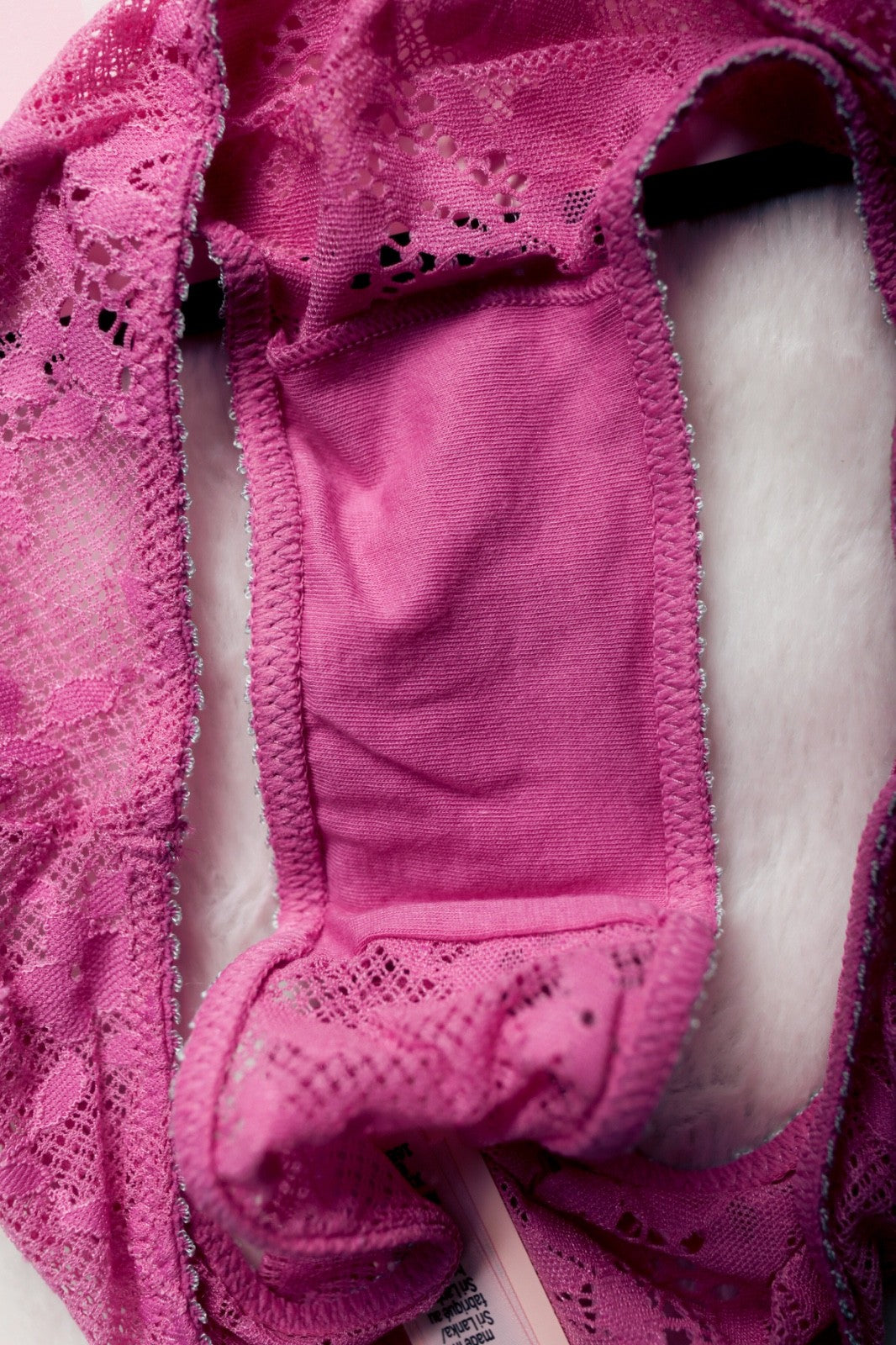 Victoria's Secret Tease Lace Cheeky Panty XS Pink NEW