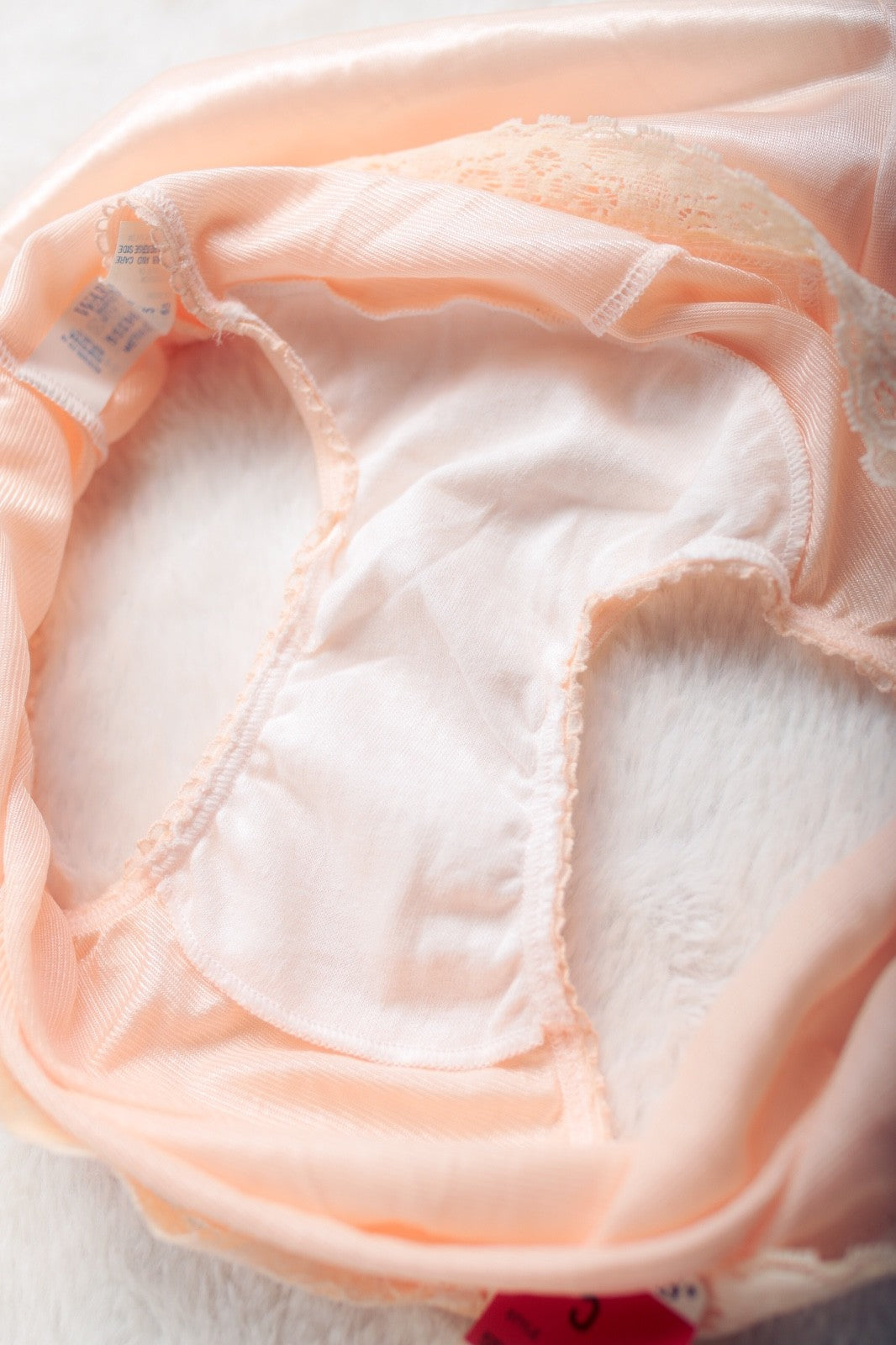 Warner's Vintage Silky Shiny Soft Satin Brief Panties 5 S Nude Full Back NEW