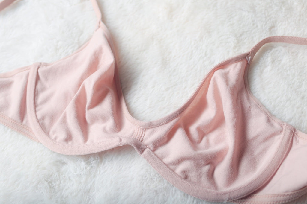 b.tempt'd 34B Cotton to a Tee Scoop Unlined Seamless Underwire Bra Pink 951272