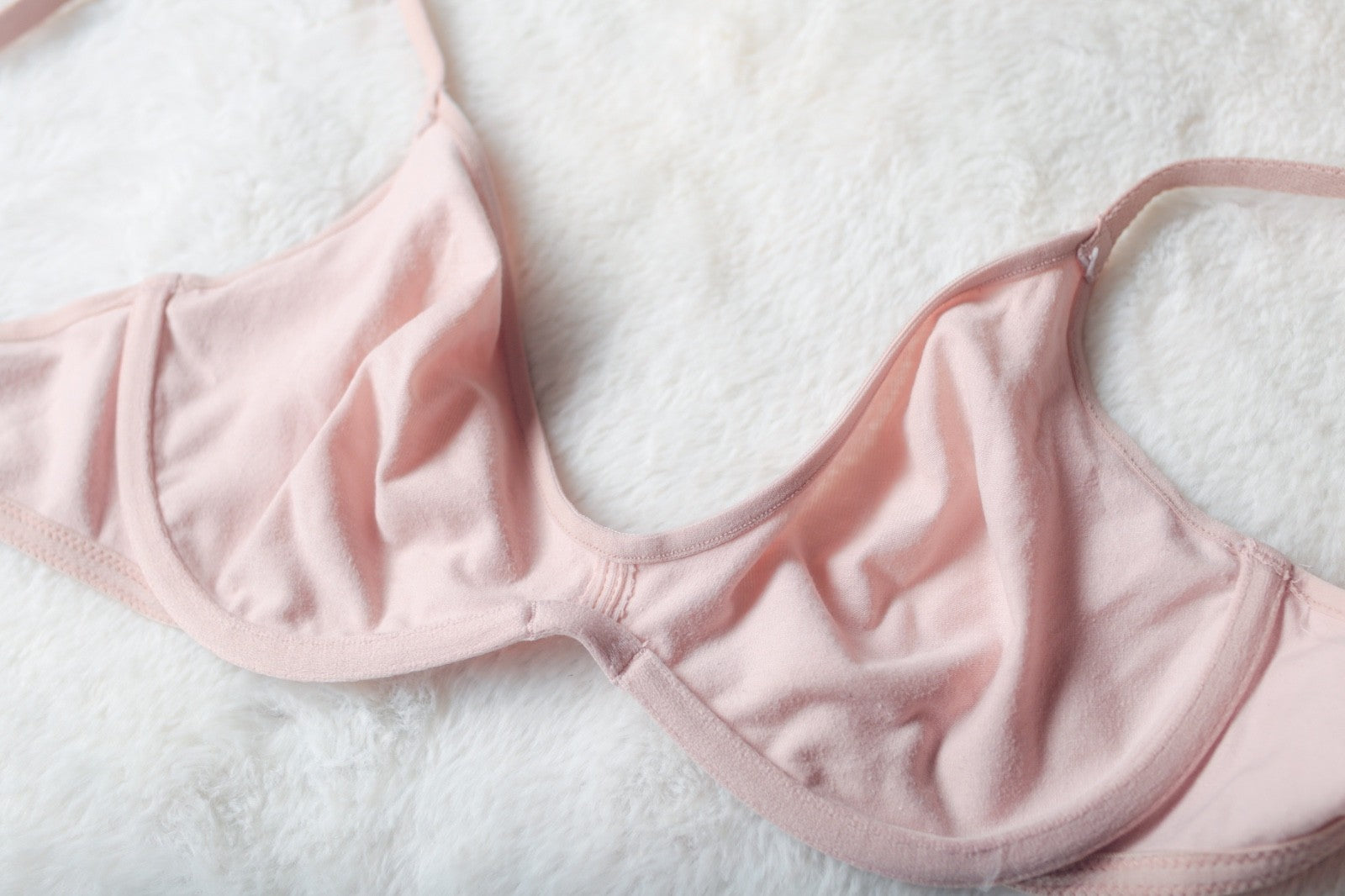 b.tempt'd 34B Cotton to a Tee Scoop Unlined Seamless Underwire Bra Pink 951272
