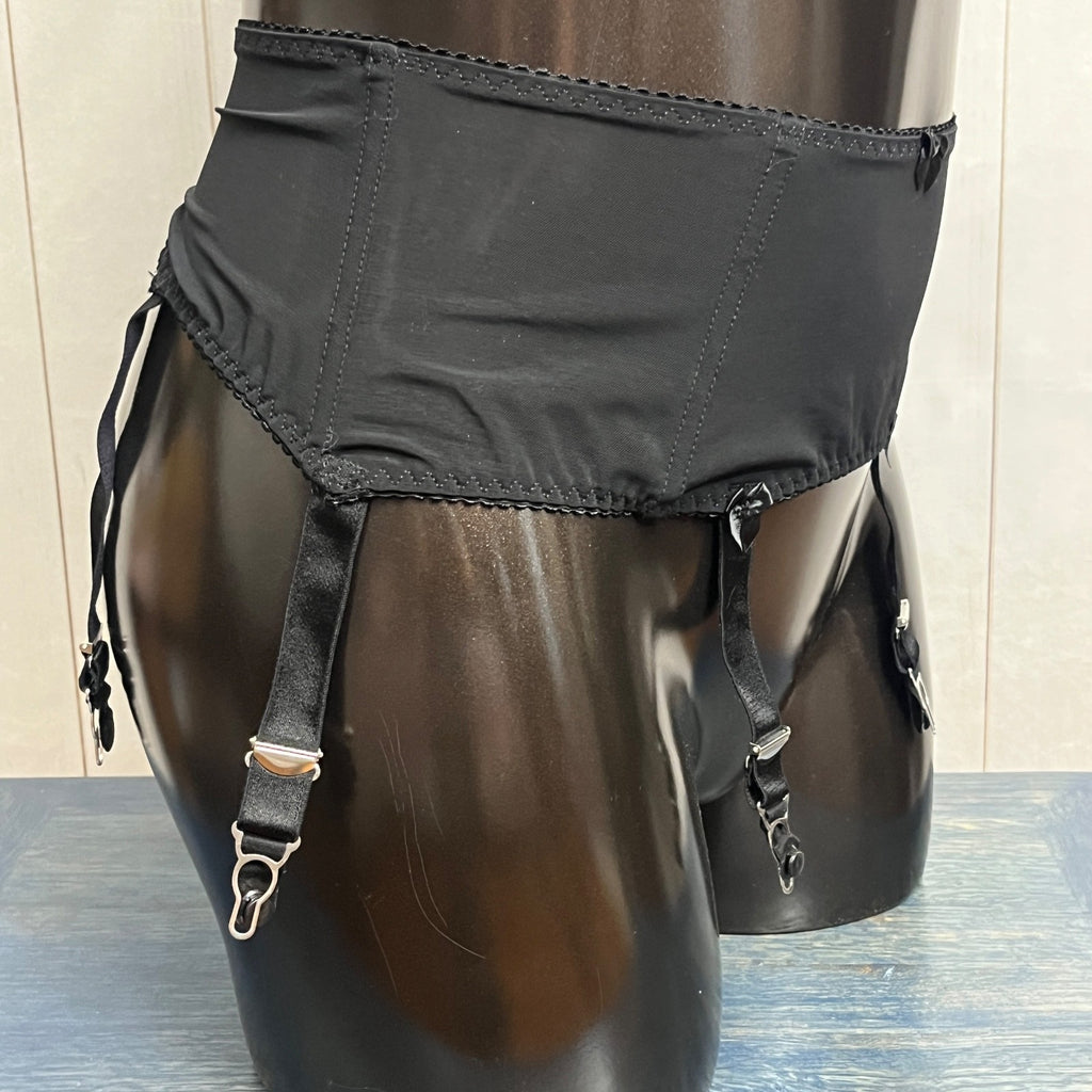 What Katie Did Vintage Sexy Garter Suspender Belt XXXL 3XL 3X Black England-made
