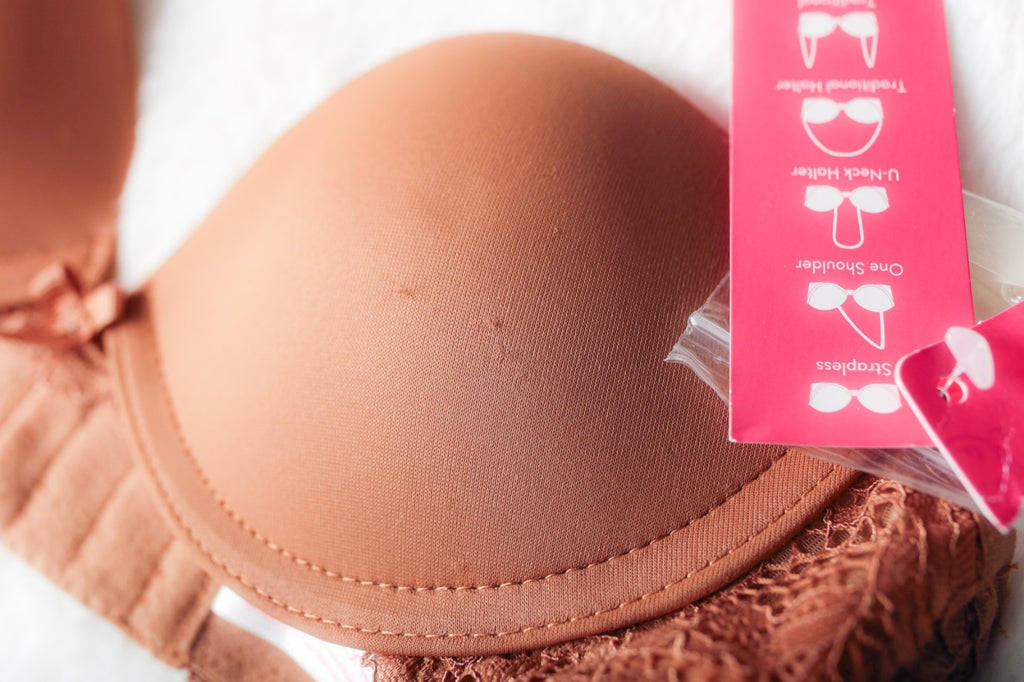 Xhilaration 32AA Multifunction Convertible Padded Underwire T-shirt Bra Brown NEW