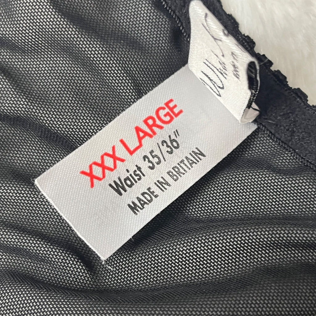 What Katie Did Vintage Sexy Garter Suspender Belt XXXL 3XL 3X Black England-made