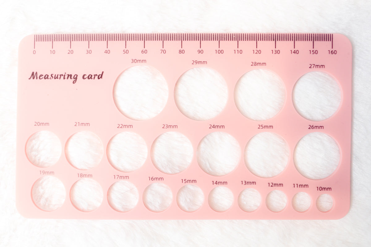 Silicone Nipple Measurement Ruler Tool for Breast Pump Flange Sizing