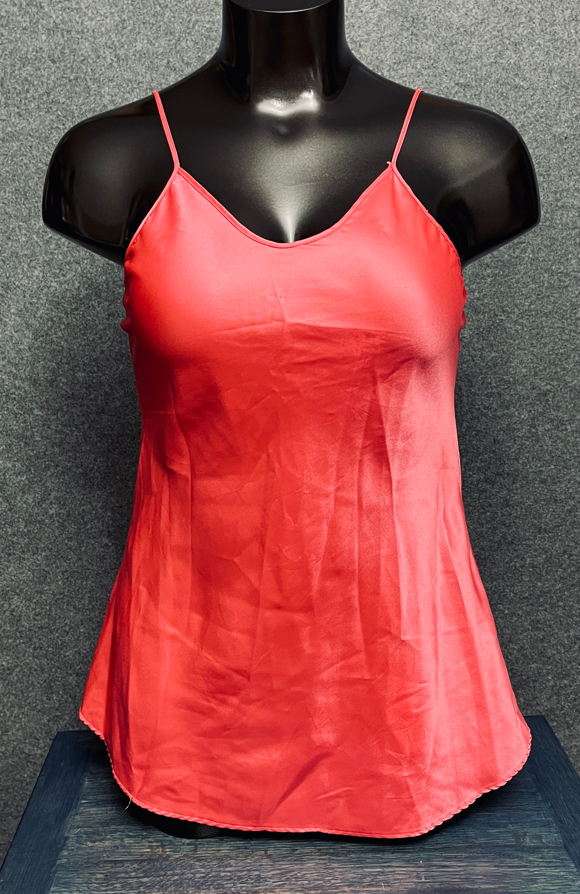 Unbranded Pink Satin Chemise Babydoll Lingerie: Size Large