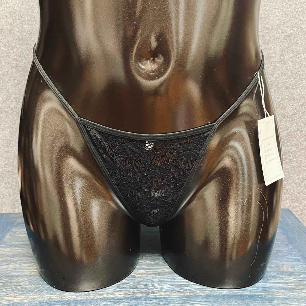 Suqque Sexy Black Lace G-string Thong: Size XXL NEW