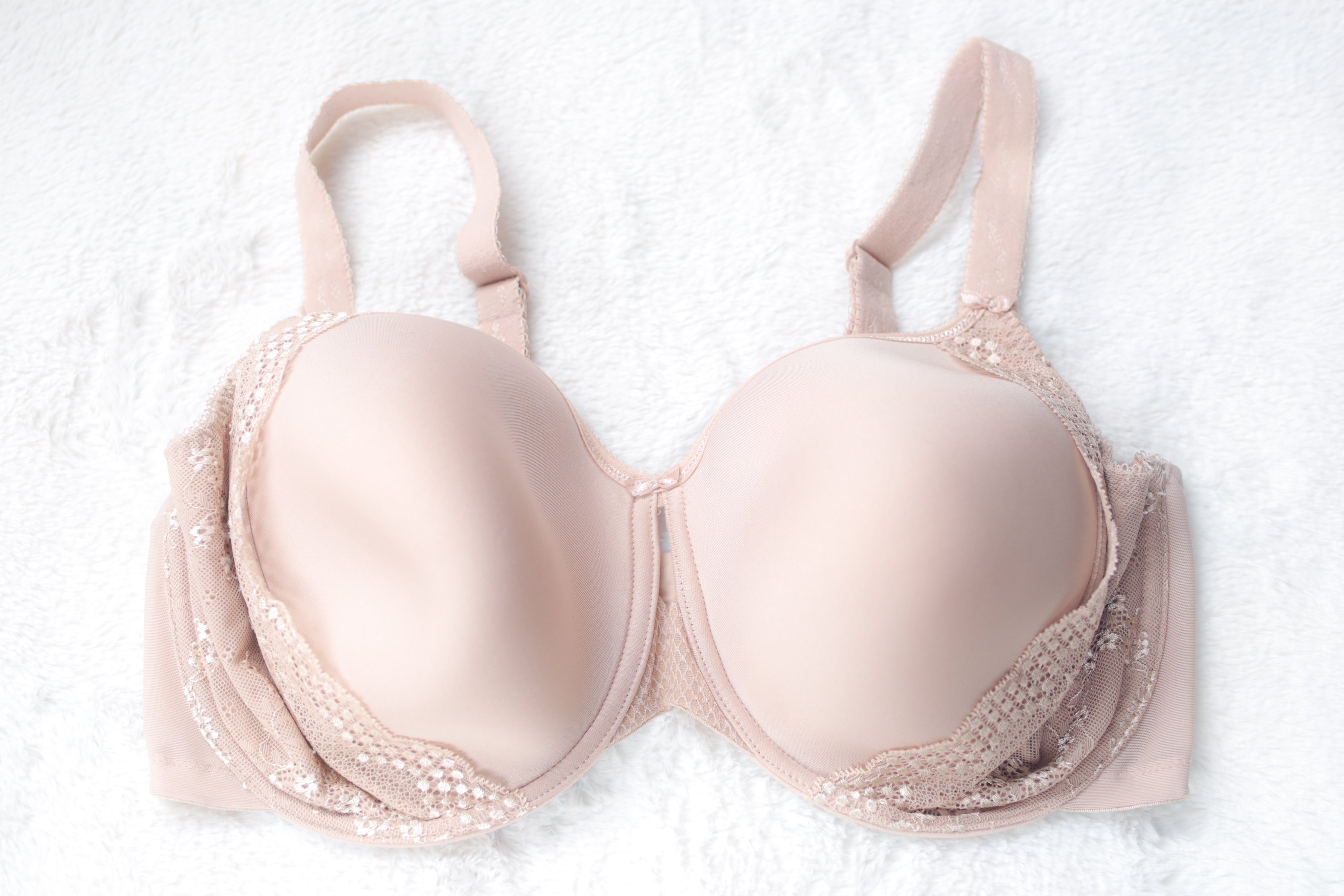 Elomi Charley Bandless Spacer EL4383 Molded Underwire Full-coverage T-Shirt Bra US 40I UK 40G