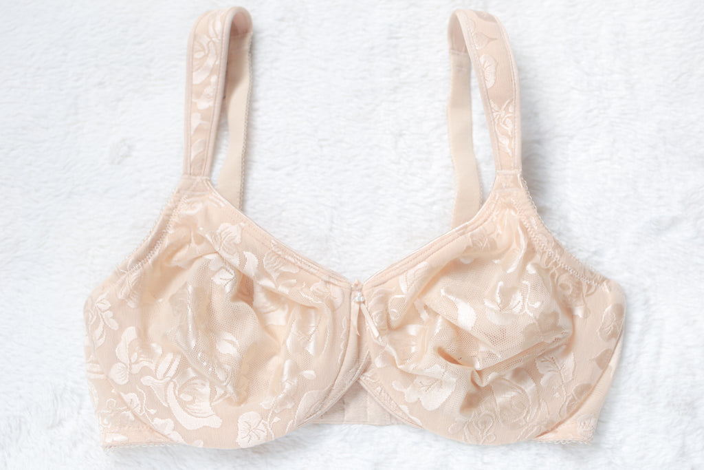 Wacoal Awareness 85567 Underwire Full Coverage Unlined Bra 34D Nude Beige