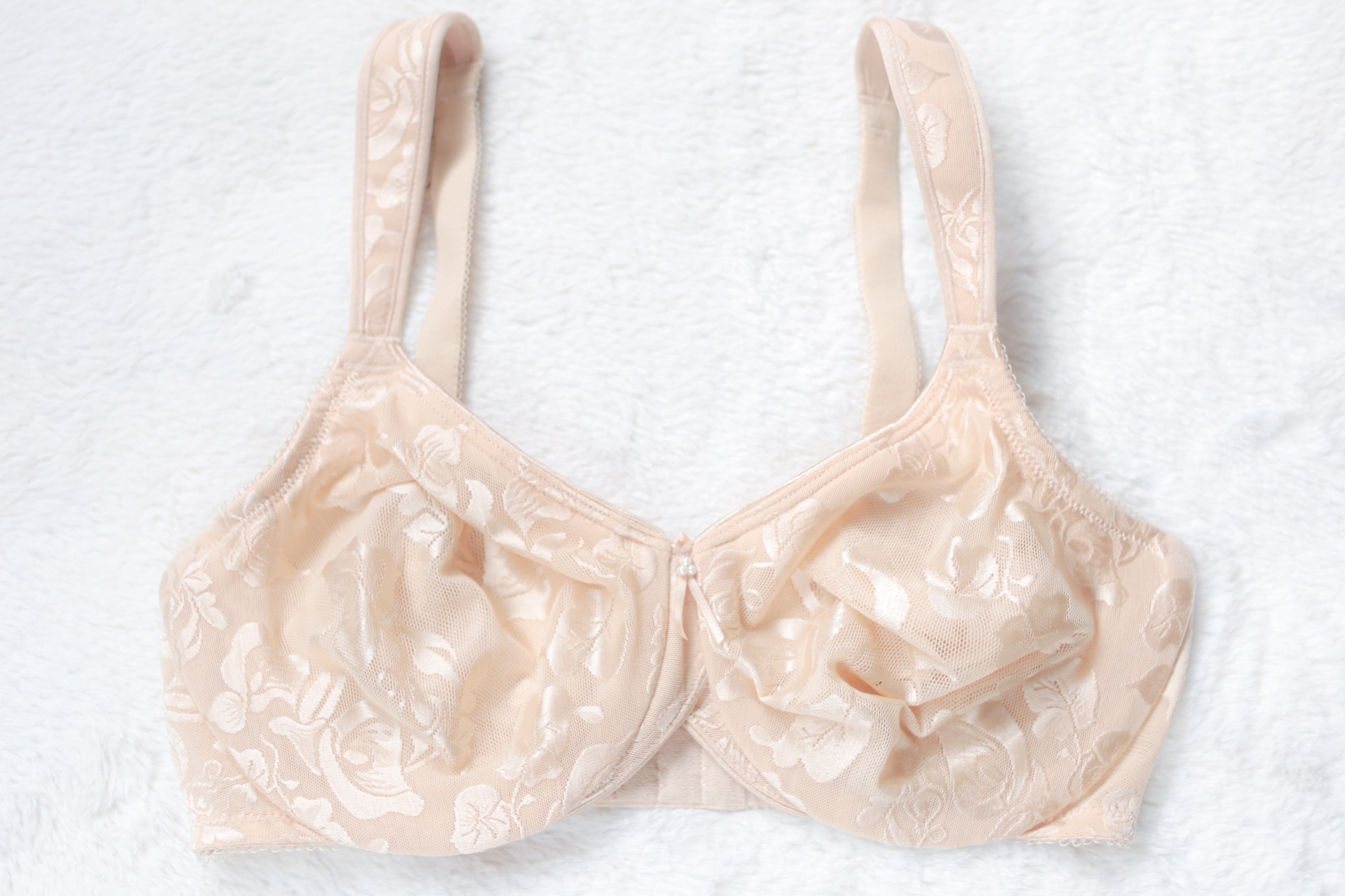 Wacoal Awareness 85567 Underwire Full Coverage Unlined Bra 34D Nude Beige