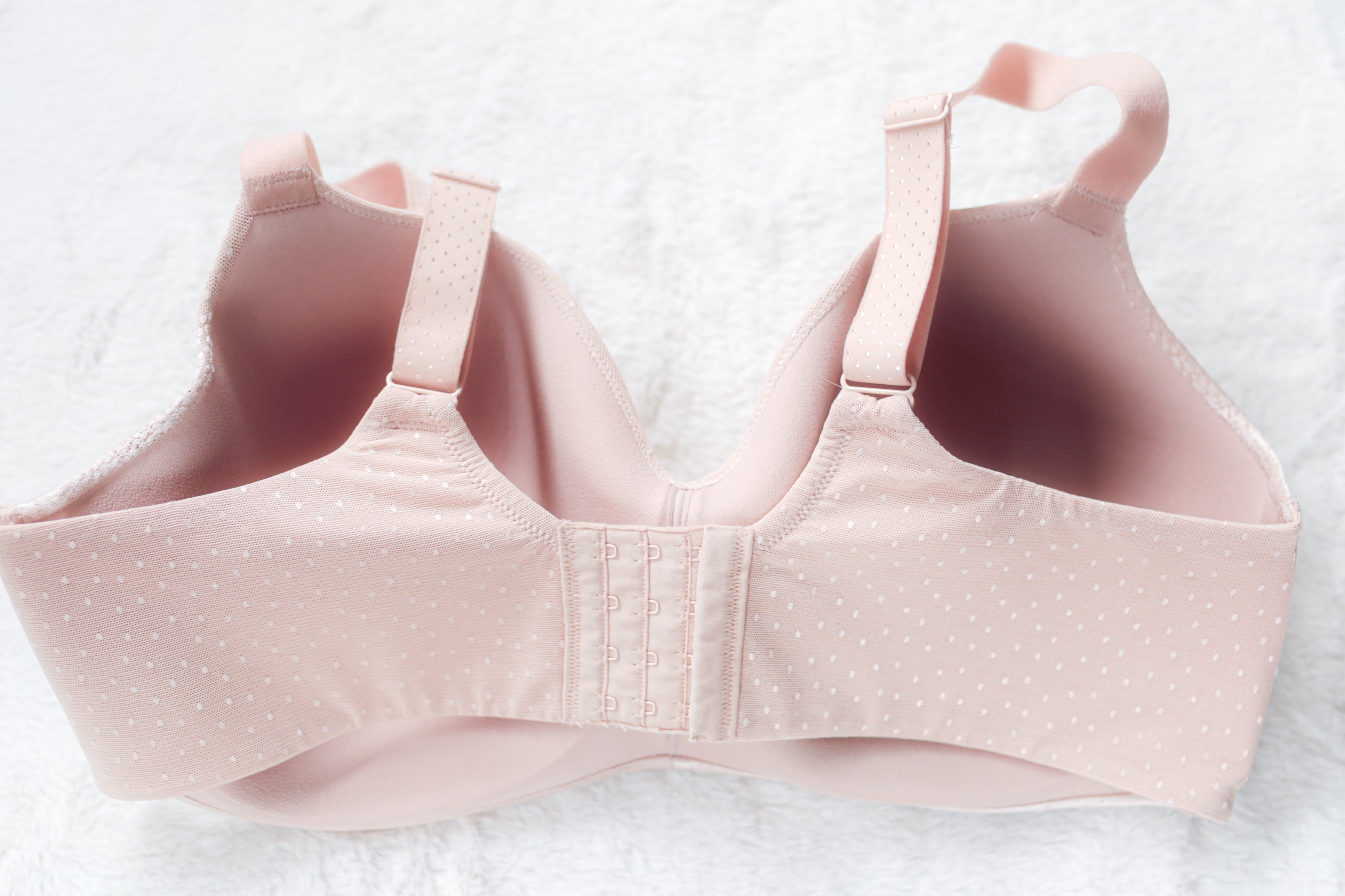Wacoal Back Appeal Wire Free 856303 Wireless Bra 40DDD Nude