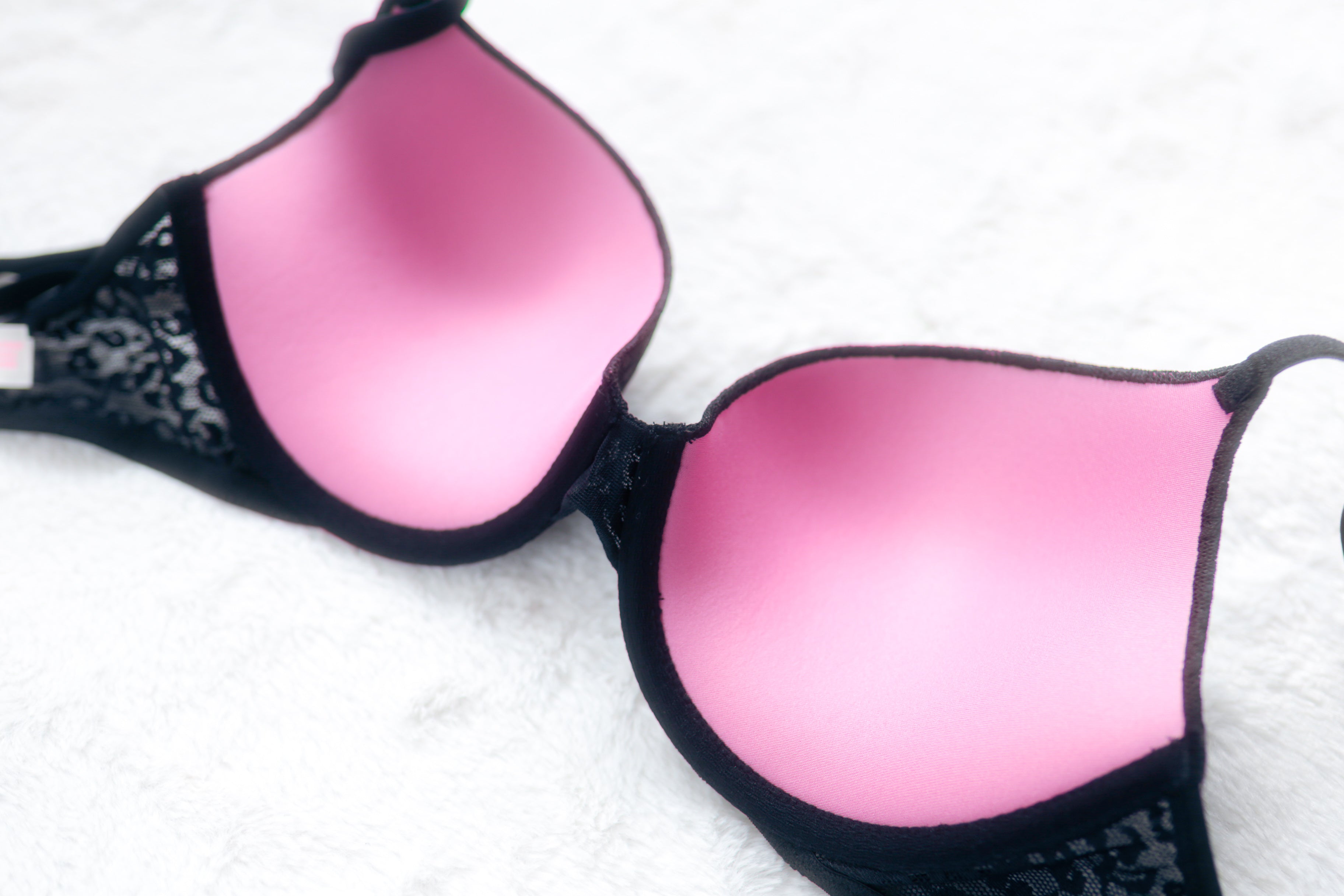 Pink Wear Everywhere Push-up Bra Black Cheetah Leopard 34C NEW