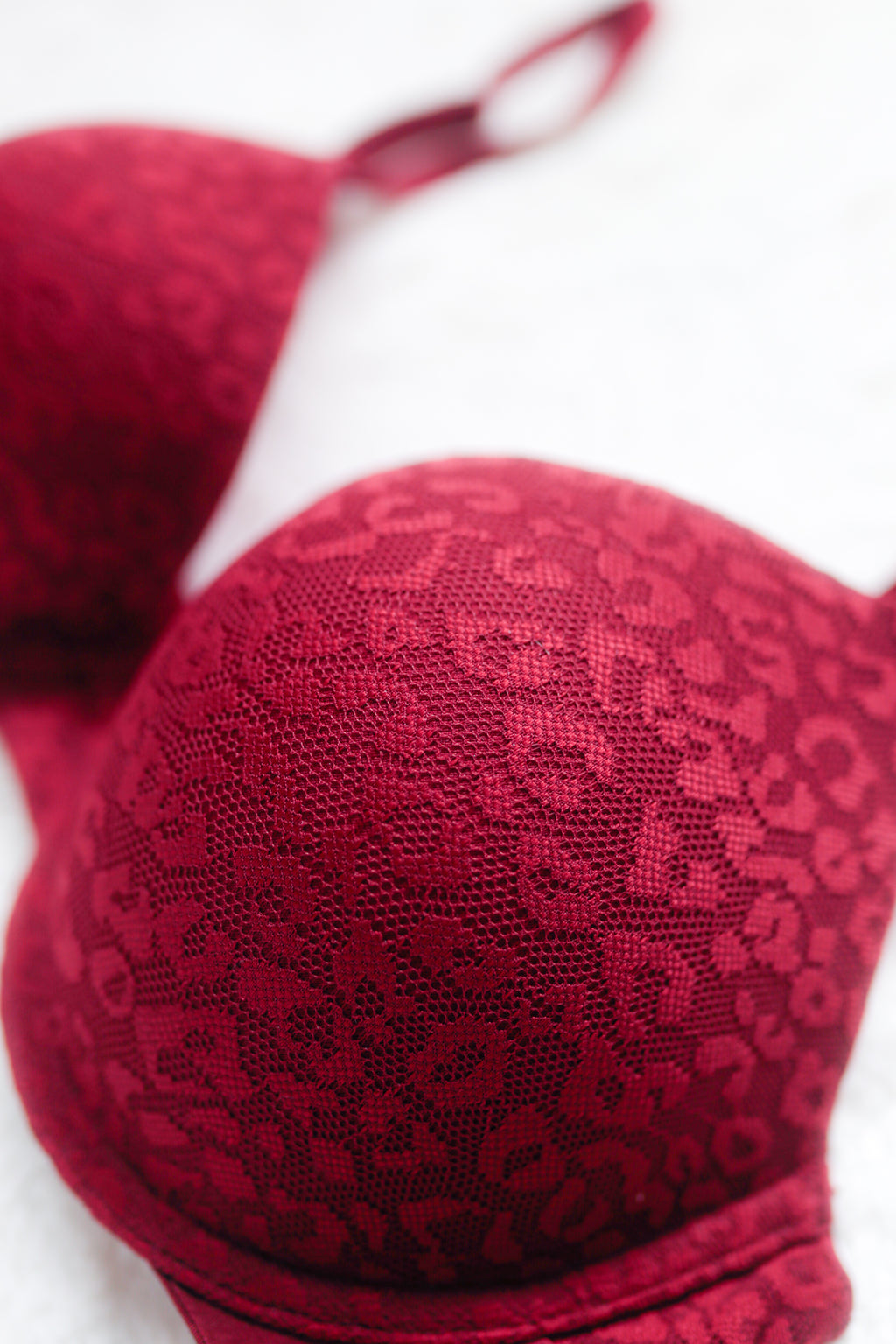 Pink Wear Everywhere Push-up Bra 34C Red Wine NEW