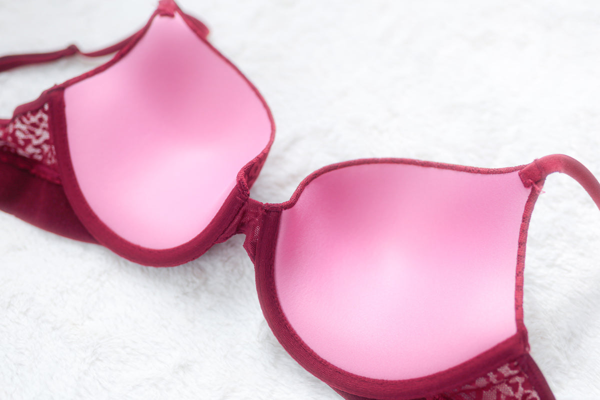 Pink Wear Everywhere Push-up Bra 34C Red Wine NEW