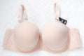 Torrid Curve Push-up Convertible Underwire T-shirt Bra Nude 46D NEW