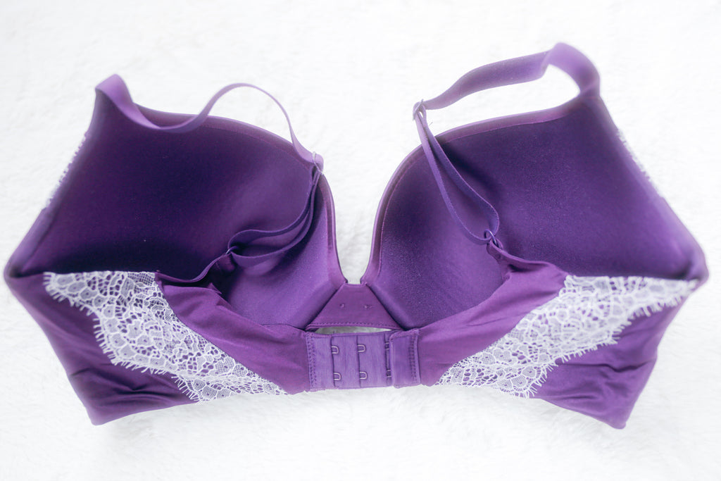 Victoria's Secret Push-up Padded Underwire T-shirt Bra Purple 34DD