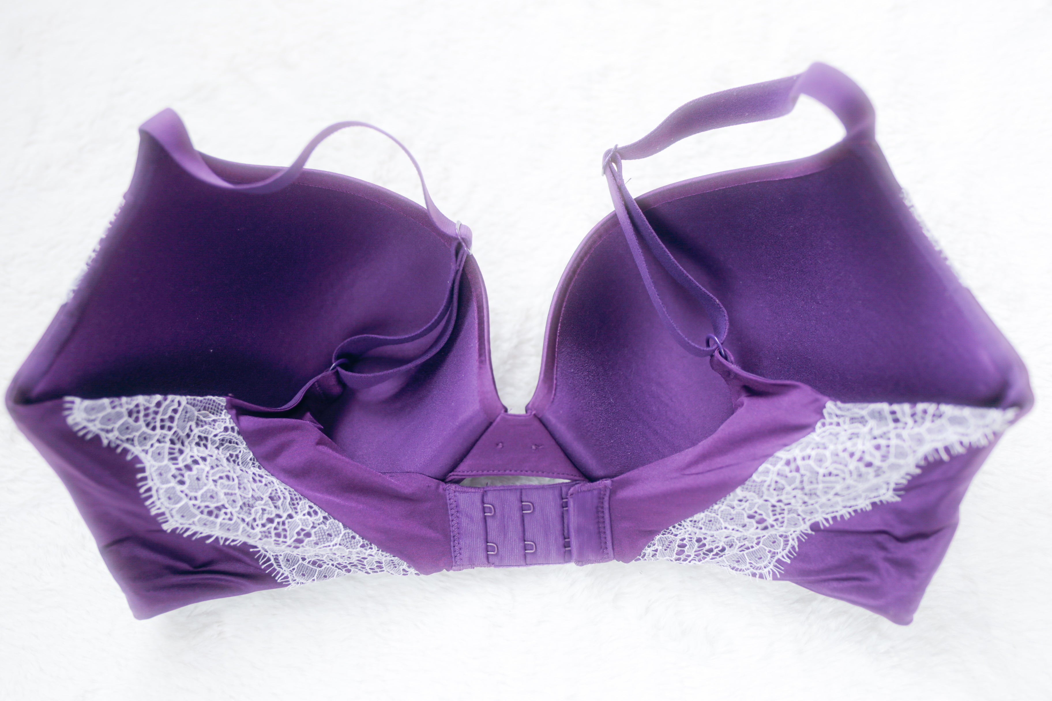 Victoria's Secret Push-up Padded Underwire T-shirt Bra Purple 34DD