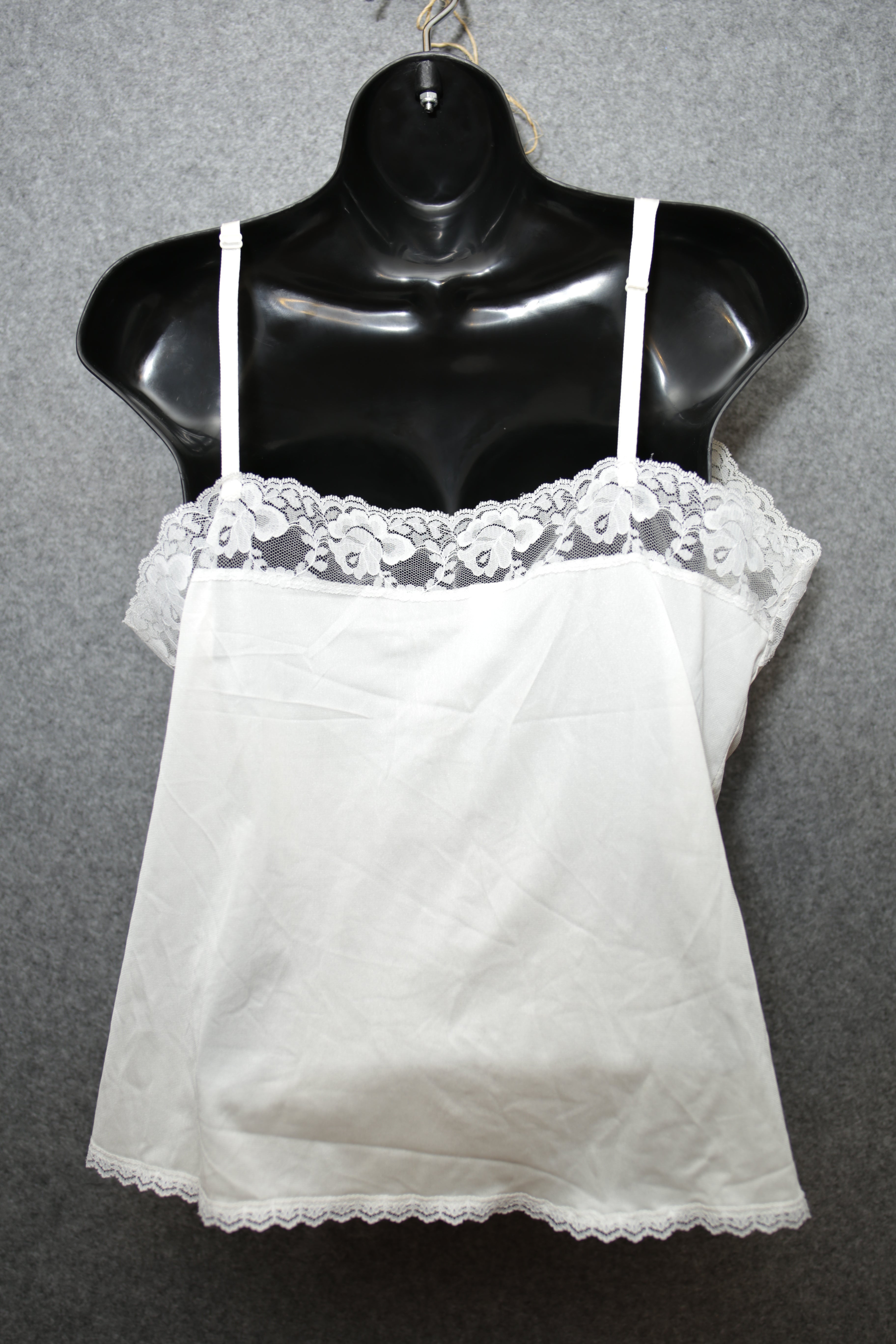 Mel-Lin Vintage Babydoll Slip USA-made Lingerie Ivory XXL