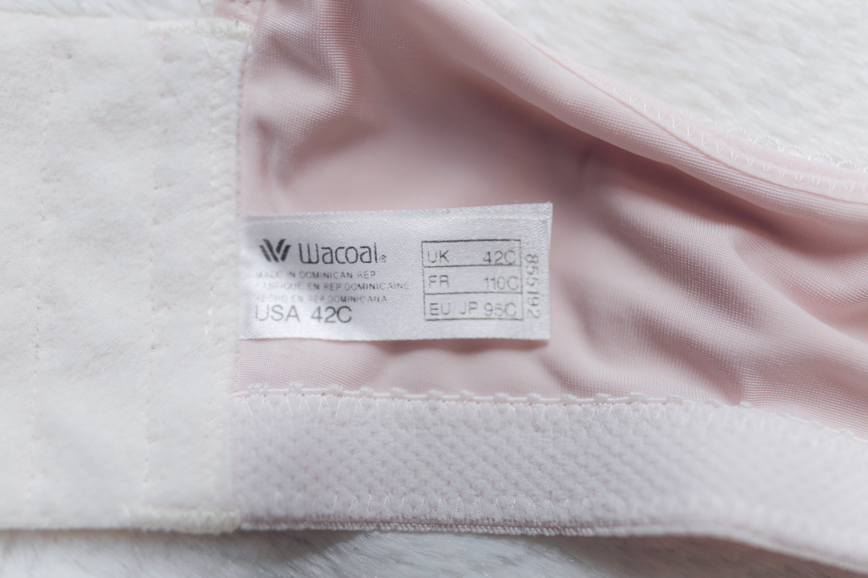 Wacoal Basic Beauty 855192 Full-figure Underwire Unlined T-shirt Bra Pink 42C