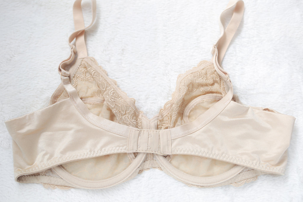 Wacoal Renaissance Rose 85720 Unlined Lace Underwire Bra Beige 42C