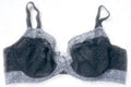 Wacoal Feminine Edge 851122 Full Coverage Unlined Lace Bra Black 38C