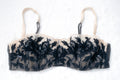 Victoria's Secret Vintage Burlesque Black Beaded Lace Balconette Bra 38D