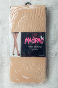 Madrag Fishnet Stockings One Size Nude NEW