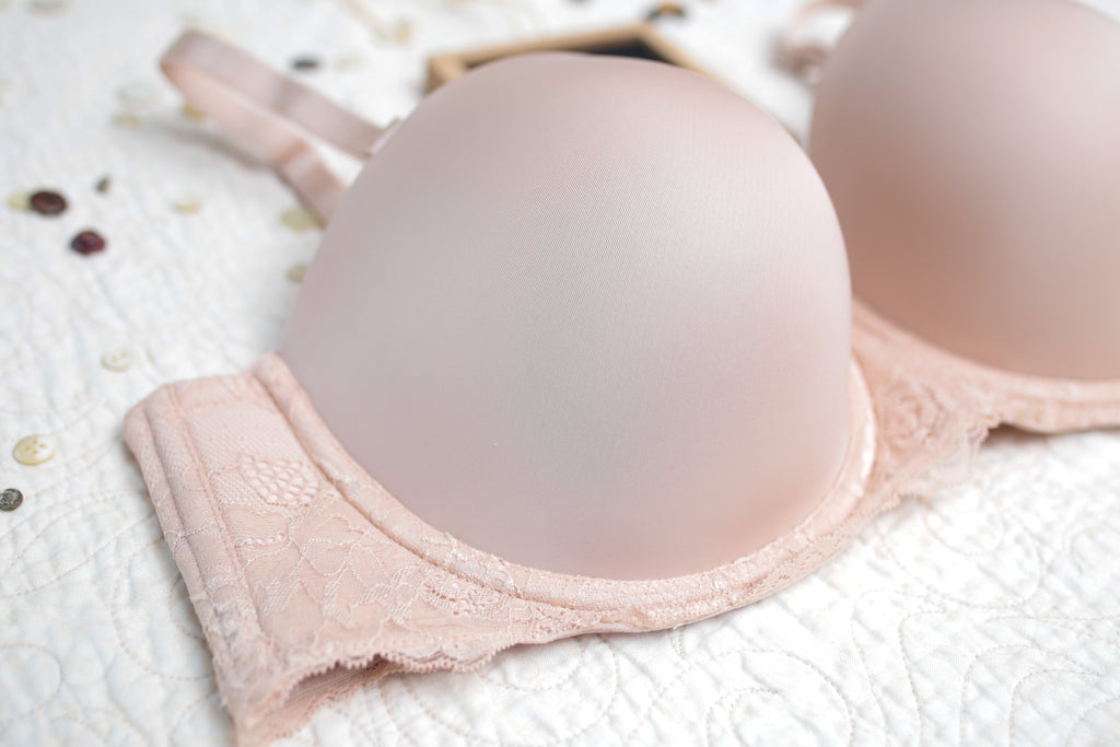 Torrid Curve 42D Convertible Underwire T-shirt Bra Pink Nude