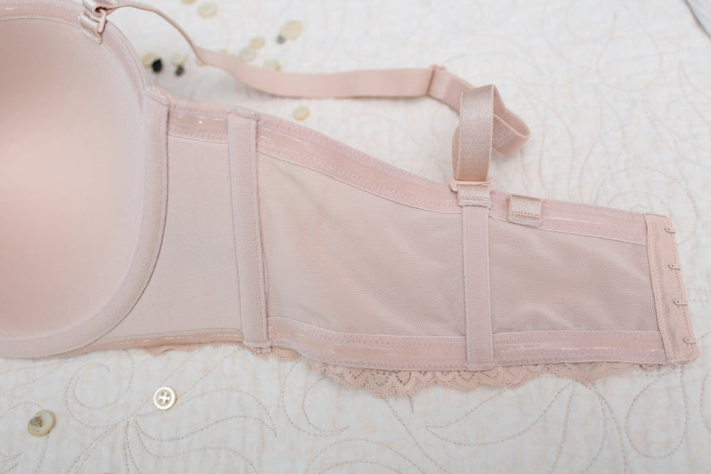 Torrid Curve 42D Convertible Underwire T-shirt Bra Pink Nude