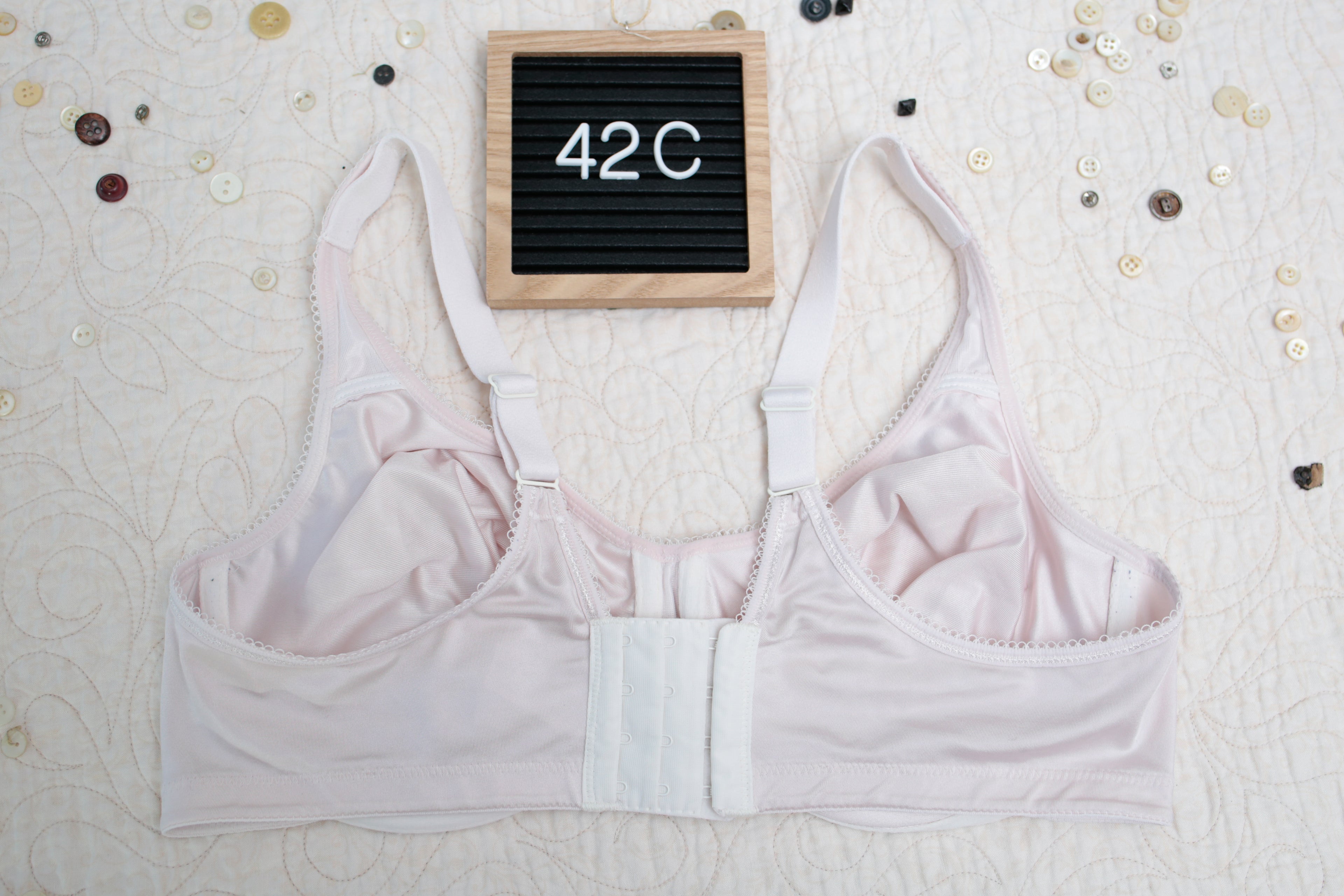 Wacoal 42C Basic Beauty 855192 Full-figure Underwire Unpadded T-shirt Bra Pink