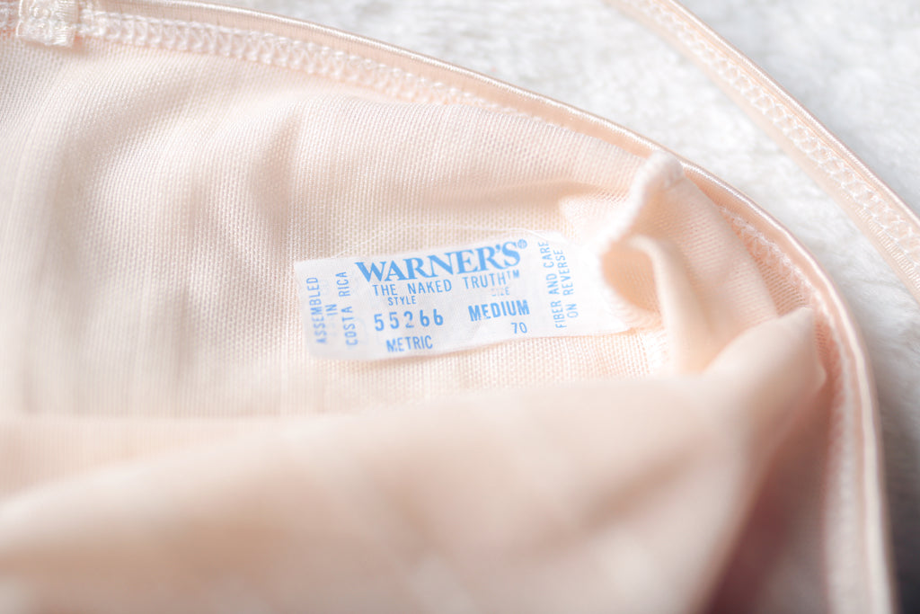 Warner's Vintage Naked Truth Sheer Mesh Breathable Cami Medium Ivory