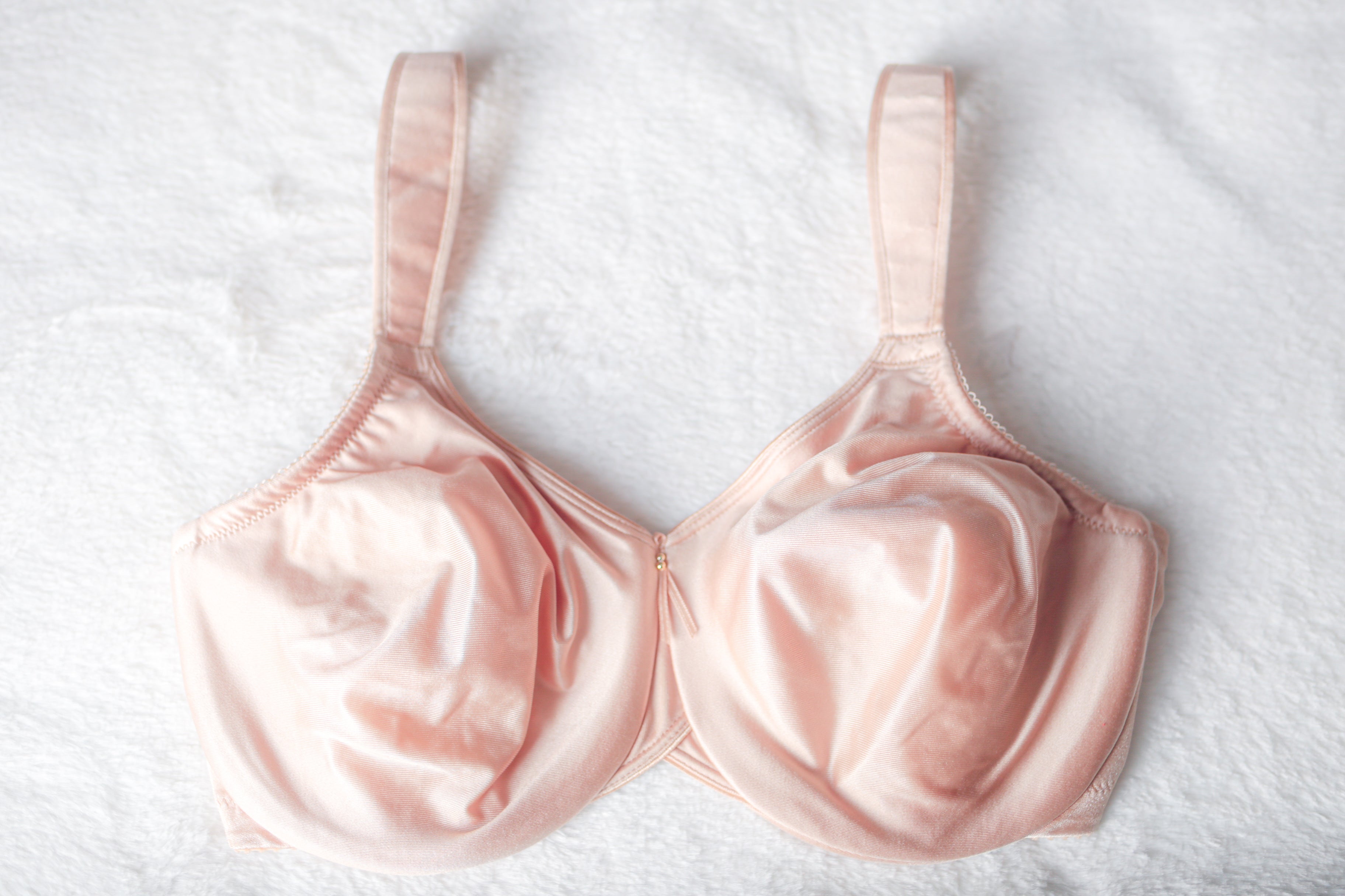 Wacoal Bodysuede 85185 Seamless Unlined Full Coverage Bra Beige 32DDD