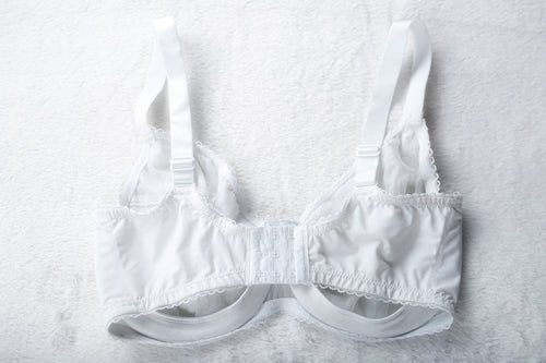 Glamorise 9845 Elegance Lace Wonderwire Unlined Underwire Bra White US 34H UK 34G