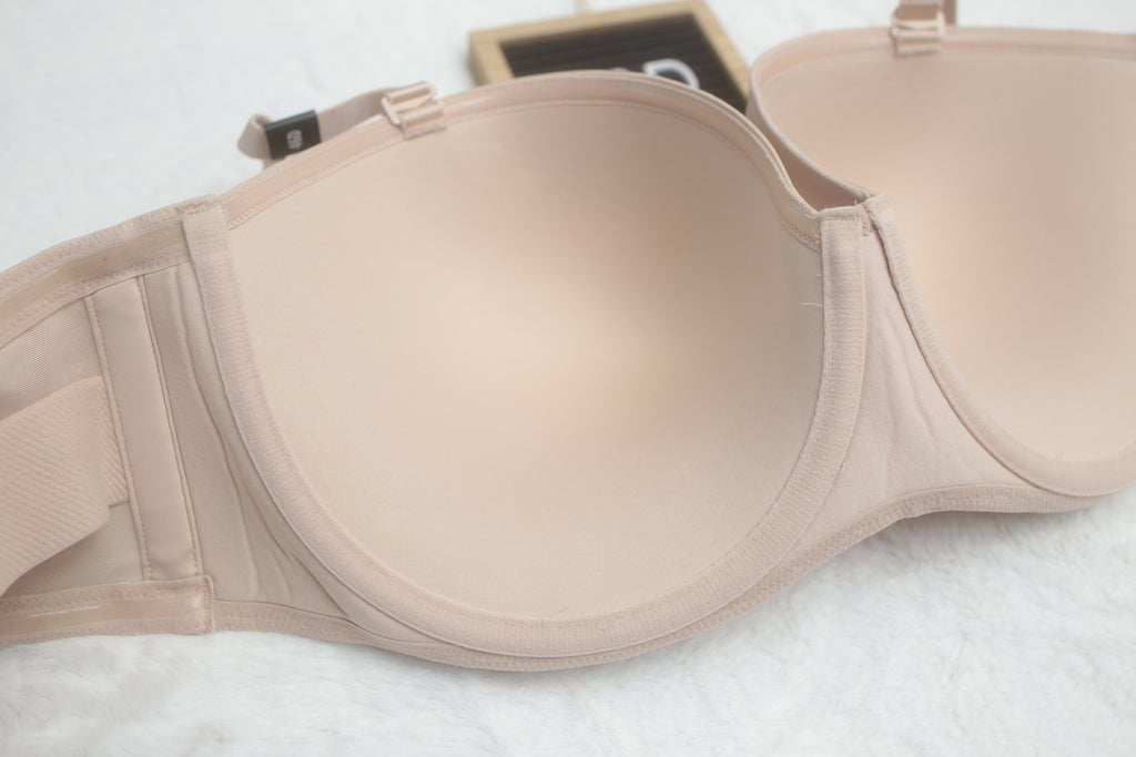 Torrid Curve 46D Push-up Convertible Underwire T-shirt Bra Nude NEW