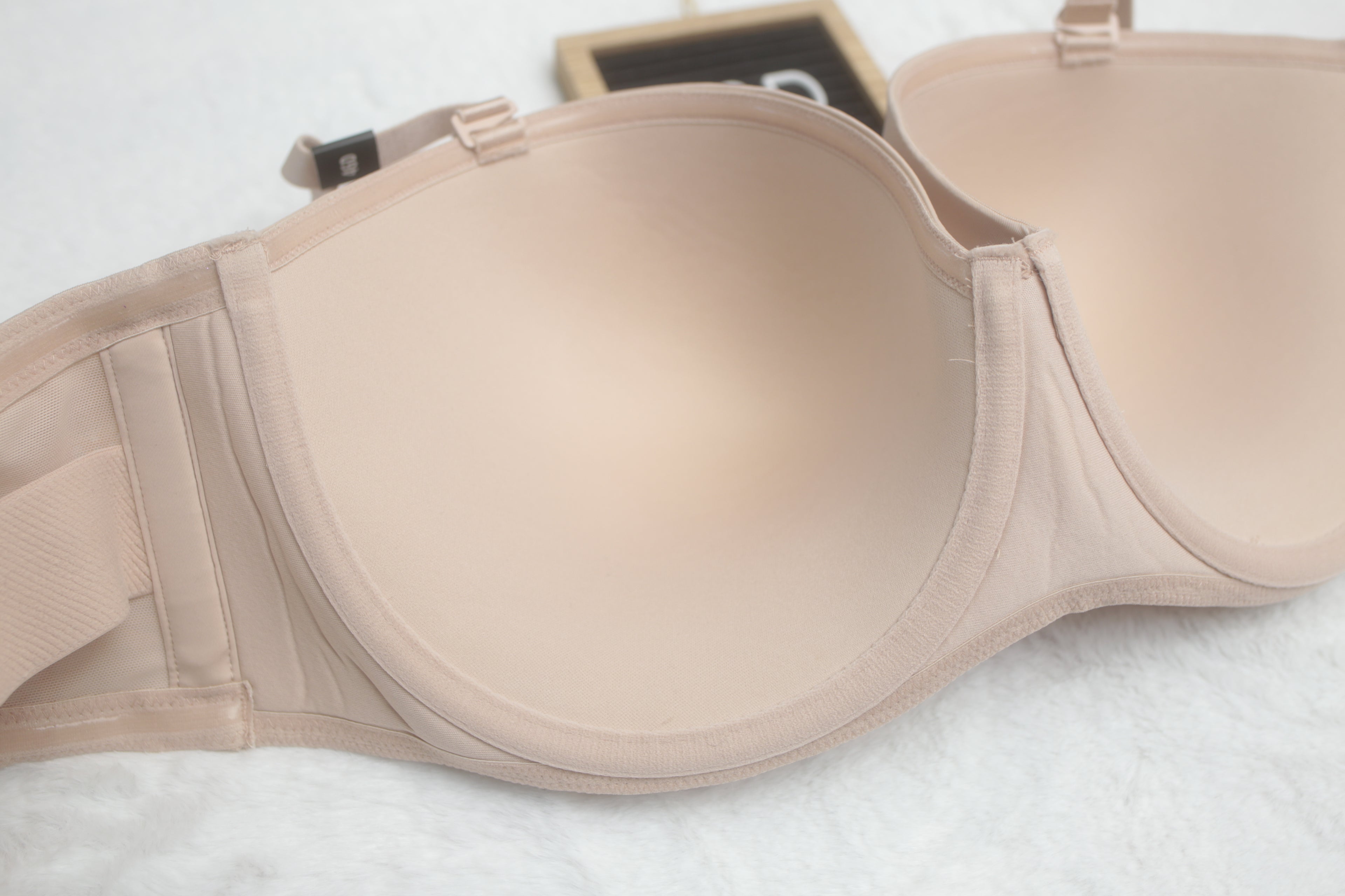 Torrid Curve 46D Push-up Convertible Underwire T-shirt Bra Nude NEW