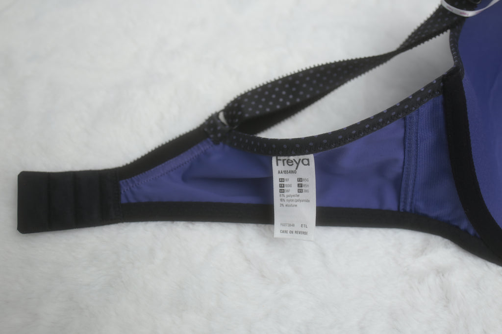 Freya US 38G UK 38F Deco Spotlight AA1554 Underwire T-shirt Bra Indigo NEW