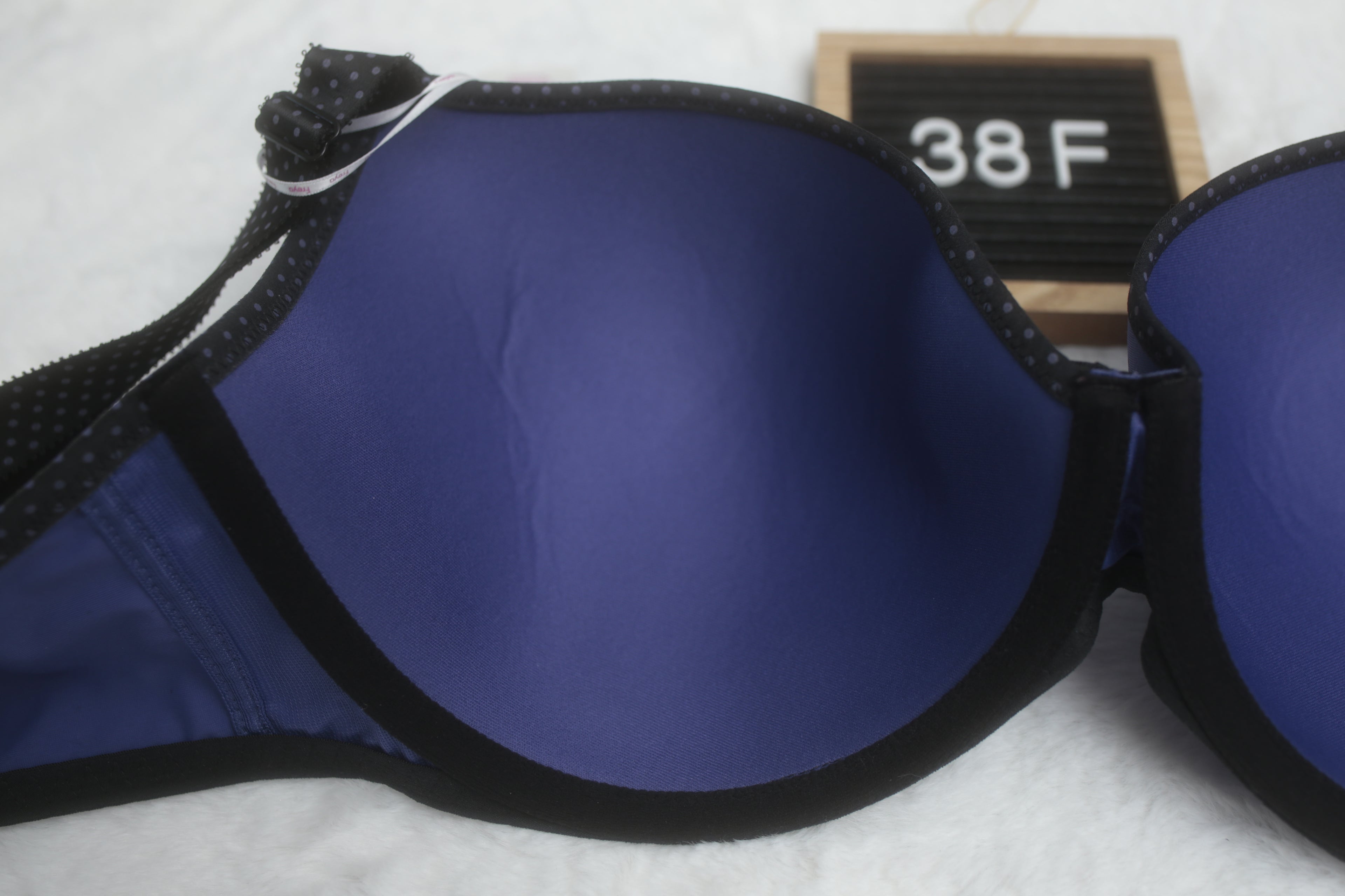 Freya US 38G UK 38F Deco Spotlight AA1554 Underwire T-shirt Bra Indigo NEW