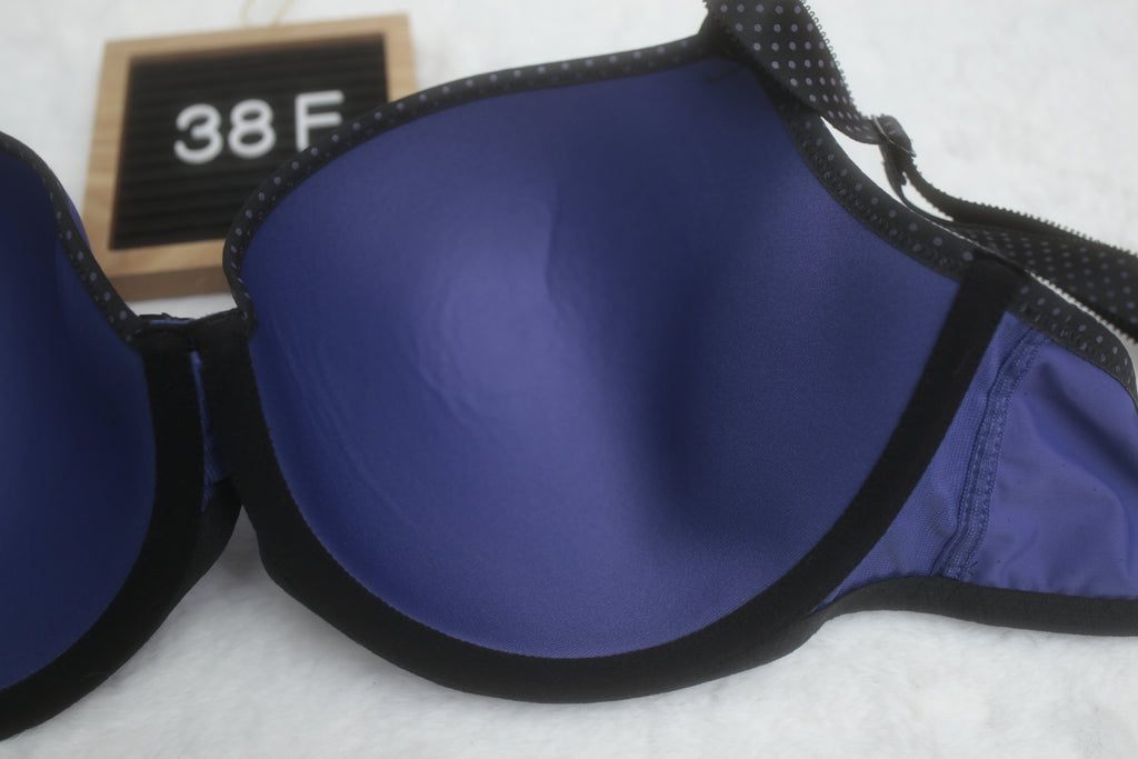 Freya US 38G UK 38F Deco Spotlight AA1554 Underwire T-shirt Bra Indigo NEW
