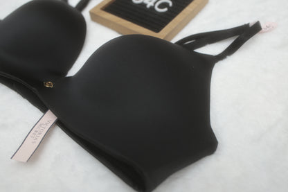 Victoria's Secret So Obsessed Black Padded No-wire Multiway Wireless T-shirt Bra: 34C NEW